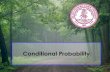 Conditional Probability - Stanford University€¦ · •Conditional probabilityis probability that E occurs giventhat F has already occurred “Conditioning on F” •Written as