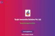 Tecple Innoventive Solutions Pvt. Ltd. Innoventive Solutions Pv… · Overview . “Tecple Innoventive Solutions” is an innovation and research led Consulting and Services Organization