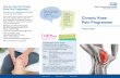 Chronic Knee Pain Programme - NHS · Chronic Knee . Pain Programme. Patient leaflet. 20.04.17. Customer Care Team. If you have a query about our health services, or would like to