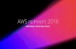 AWS re:Invent 2017 · Are re:Invent passes required to use this space? • The meeting host must be a registered re:Invent pass holder. Meeting participants who do not have a re:Invent
