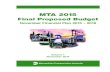 Final Proposed Budget - MTAweb.mta.info/news/pdf/MTA 2015 Final Proposed Budget November … · that were first identified in the July Planand is updated to reflect stakeholder input
