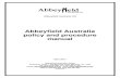 Abbeyfield Australia policy and procedure manualX(1)S... · Abbeyfield Australia Ltd Abbeyfield Australia policy and procedure manual April 2017 Abbeyfield Australia Limited All post