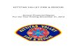 KITTITAS VALLEY FIRE & RESCUE 2013 financial... · 2016-01-11 · Kittitas Valley Fire & Rescue 2013 Financial Report Page 4 With voter approval on August 21, 2007, the Board of Fire