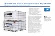Spartan Tote Dispenser System - Spartan Chemical · The stacked tote system saves valuable real estate with its configuration, reduces switching out of refill containers, plus minimizes