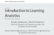 Introduction to Learning Analytics - UniSA€¦ · Adesope, O. (2015). Analytics of communities of inquiry: Effects of learning technology use on cognitive presence in asynchronous