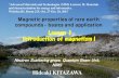 Lesson 1 Introduction of magnetism Ipljp.materials.pl/en/wp-content/uploads/sites/2/2015/10/WUT_Lectur… · Lesson 1 Introduction of magnetism I Neutron Scattering grope, Quantum