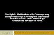 The Hybrid Middle Ground in Contemporary Entrepreneurship: A Conceptual Discussion ... for... · 2012-06-13 · The Hybrid Middle Ground in Contemporary Entrepreneurship: A Conceptual