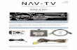 info@nav-tv.com W205-N RVC · PDF file The W205-N RVC Kit interfaces a backup camera input (with active parking lines) and 1 front camera to the factory media screen in select 2015