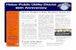 Heber Public Utility District Turns 85 Anniversary.pdf · local entertainment, art work on display and a deli-cious dinner prepared by the fine chefs at Club Lohoo. For more infor-mation