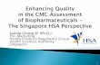 Sannie Chong SF (Ph.D.) Health Products Regulatory Group Health Sciences Authority ... · 2018-04-02 · o Development of technical guidelines for biologics o Modifying ACTD for biologics