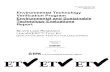 Environmental Technology Verification Program Environmental … · 2015-08-01 · EPA Contract EP-W-09-024 . Work Assignment 1-06 . December 2010 . Environmental Technology Verification