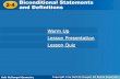 2-4 Biconditional Statements and Definitions Biconditional ... 2.4.pdf · 2-4 Biconditional Statements and Definitions Warm Up Write a conditional statement from each of the following.