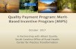 Quality Payment Program: Merit- Based Incentive Program (MIPS) · Quality Payment Program Medicare Clinician Reimbursement MIPS (Merit-Based Incentive Program): • Based on fee-for-service