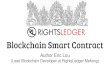 Blockchain Smart Contract - cambodiaict.net · Blockchain Smart Contract Author Eric Lou (Lead Blockchain Developer at RightsLedger Mekong) ... Bitcoin Block Example. Hash 0xFbDD7C6A4F7d7B7BF1b7E1CB.