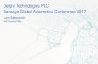 Delphi Technologies PLC Barclays Global Automotive Conference 2017 · 2017-11-27 · Barclays Global Automotive Conference 2017. ... DIESEL COMMON RAIL FUEL SYSTEMS • Common diesel