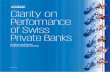 Clarity on Performance of Swiss Private Banks€¦ · CHAPTER I. Overview of performance. 06. Key messages. 16 . Performance by clusters. CHAPTER II. Macro-developments. 18 . Operating