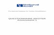 QUESTIONNAIRE MASTER Assessment 1 - Cardiac Rehabilitation€¦ · THE QUESTIONNAIRES AND THE NATIONAL AUDIT OF CARDIAC REHABILITATION Cardiac rehabilitation starts with an assessment