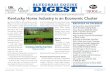bluegrass equine DIGEST€¦ · farm tours, horse publications, equine podiatry, and equine jewelers or clothiers, complement the cluster’s core economic sector. 2. Clusters flourish