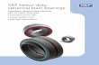 SKF heavy-duty spherical plain bearings · SKF heavy-duty spherical plain bearing with the multi-groove system, for improved lubrication, and LS heavy-duty seals Fig. 1 500 400 300