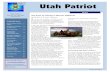 UTSSAR 2015 Fall Newsletter FINAL 2015-11-24 Corrected€¦ · Page 4 Utah Patriot - Fall 2015 Utah Military Academy’s Cadet Major Rosalyn Carlisi, was the winner of the Utah SAR
