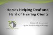 Culturally Competent Equine Assisted Psychotherapy · Psychotherapy with Deaf and Hard of Hearing Persons: A Systemic Model Neil Glickman, Cognitive-Behavioral Therapy for Deaf and
