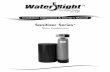 WR Sanitizer Manual-New Cover - Water-Right, Inc.€¦ · hard water lines to outside tap and anywhere else desired. 3. To “bypass” your water conditioner, turn valves A & B to