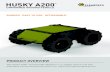 UNMANNED GROUND VEHICLE RUGGED. EASY TO USE. … · The Husky A200 Unmanned Ground Vehicle is designed for industrial and military engineers, computer scientists and robotics researchers