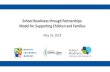 School Readiness through Partnerships: Model for ...€¦ · School Readiness through Partnerships: Model for Supporting Children and Families May 16, 2018 • Kathryn Jones, Senior