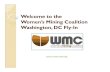 Welcome to the Women’s Mining Coalition Washington, DC Fly-In › pdfs › 2018Issues › WMC Fly-in Overview 2018.… · Women’s Mining Coalition Washington, DC Fly-In . ...