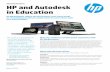 Education Brochure HP and Autodesk in Education › united-states › campaigns › workstations › ... · The HP Z Workstation family meets the full range of your workstation needs—from
