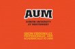 GROW PERSONALLY, PROFESSIONALLY, AND ACADEMICALLY … VIEWBOOK.pdf · Auburn University at Montgomery (AUM) is a public university located in the southeastern United States (Montgomery,