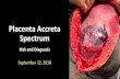 Placenta Accreta Spectrum - University of Utah · • Creta • Accreta • Accreta spectrum • Placenta accreta spectrum disorder(s) • Morbidly adherent placenta • Accreta/Increta/Percreta