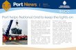 Port helps National Gridto keep the lights on...Port helps National Gridto keep the lights on News August 2017 Bristol Port played a key role last month in delivering a critical piece