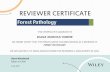 REVIEWER CERTIFICATE D.Marciulyniene M.Gedvilas.pdf · 2020-05-28 · this certificate is awarded to we hereby notify that the person above has been serving as a reviewer of forest