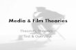 Media & Film Theories - todhigh.comtodhigh.com/.../2018/02/Media-Film-Theories-Test.pdf · Audience Theory Reception Theory •Using Stuart Hall's encoding/decoding model of the relationship