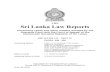 THE Sri Lanka Law Reports - Ministry of Justice · 2017-01-13 · THE Sri Lanka Law Reports Containing cases and other matters decided by the ... Criminal Procedure Act Section 5,