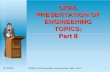 ORAL PRESENTATION OF ENGINEERING TOPICS: Part IIcapstone.eee.metu.edu.tr/files/...oral_presentation... · 16/12/2003 yÜksel-oral presentation of engineering topics: part ii 2 for