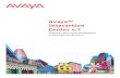 Avaya™ Interaction Center v · са и данных, функций компьютерной телефонии, настольного оборудования и действующих