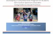 Developing a Comprehensive Program for Students with Autism … › ... › 2017fallconference › autismresearch.pdf · Established Treatment Comprehensive Behavioral Treatment 0-9
