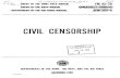 CIVIL CENSORSHIP - BITS65).pdf · *fm 45-20 opnavinst 5530.12 afm 205-6 field manual departments of the army, no. 45-20 navy manual i the navy, and the air force opnavinst 5530.12