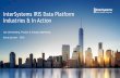InterSystems IRIS Data Platform Industries & In Action · A multi-model database -for working with any type of data, and a complete interoperability platform -for integrating data
