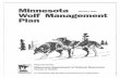 Minnesota Wolf Management Plan › ... › wolves › wolfplan.pdfMinnesota Wolf Management Plan - 2001 3 Public Safety • harassment of wolves to discourage contact with humans will
