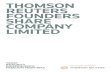 THOMSON REUTERS FOUNDERS SHARE COMPANY LIMITED€¦ · Thomson Reuters Founders Share Company, which enables the Founders Share Company to block any shareholder who threatens the