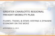 GREATER CHARLOTTE REGIONAL FREIGHT MOBILITY PLAN › wp-content › uploads › 2015 › 11 › ...GREATER CHARLOTTE REGIONAL FREIGHT MOBILITY PLAN PLANES, TRAINS, & SEMIS: KEEPING