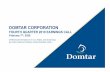 DOMTAR CORPORATION · 2020-02-07 · Q4 2019 EARNINGS CALL | February 7 th, 2020 Net loss of $0.59 per share; earnings before items * of $0.03 per share EBITDA before items * of $78