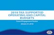 2018 TAX -SUPPORTED OPERATING AND CAPITAL BUDGETS › en › municipal-office › ... · Consider deferring the final design decisions to a future date and discuss discontinuing the