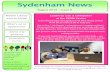 Sydenham News...Sydenham News August 2019 - Issue 6 What’s on in Sydenham? Advice and guidance The SYDNI Centre, Off Marloes Walk, Cottage Square, Sydenham, CV31 1PT 01926
