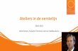 Ateliers in de eerstelijn - Amazon S3 · 2015-11-20 · Verbinding zorg, welzijn, preventie Gemeentes 20 November 2015 Titel presentatie 2. Doelstellingen netwerk bouwen van ateliers