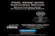 POOL FROG 6100 Instruction Manual - King Technology€¦ · POOL FROG® 6100 Instruction Manual Mineral Pool-Care Cycler for Pools up to 25,000 Gallons POOL FROG Cycler comes with