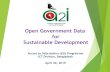 Open Government Data for Sustainable Development · Open Government Data for Sustainable Development Access to Information (a2i) Programme ICT Division, Bangladesh April 30, 2019